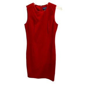 Ann Taylor Petites Red Dress, Size 6, New with Tag